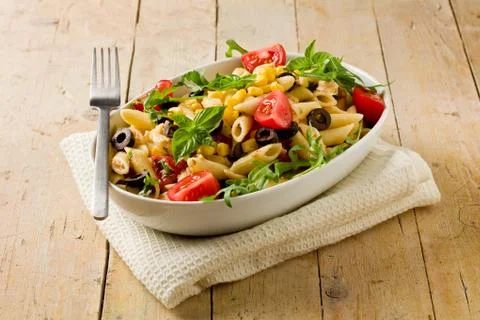 Pasta salad Stock Photos