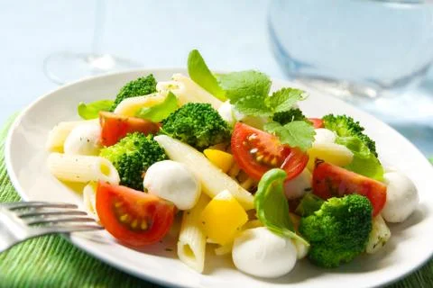 Pasta salad Stock Photos