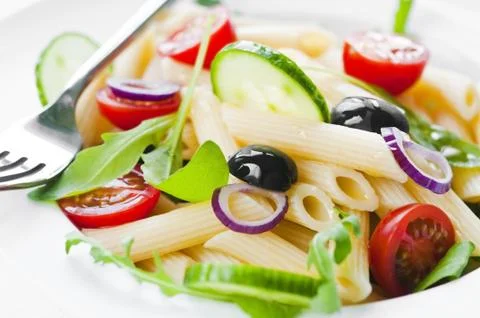 Pasta salad Foto stock