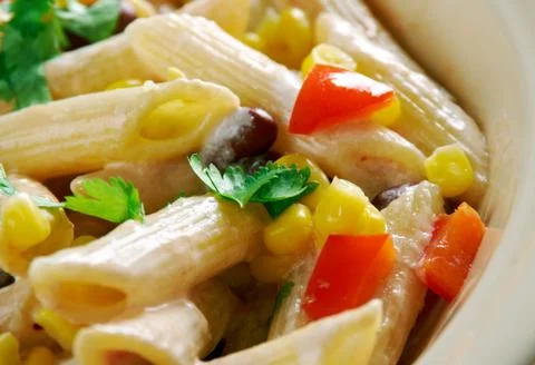 Pasta salad Foto stock