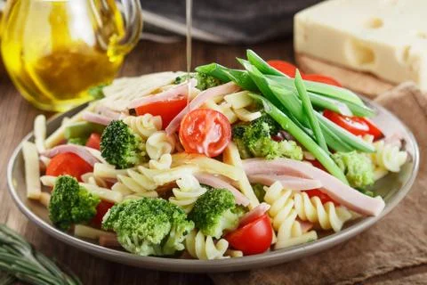 Pasta salad Stock Photos
