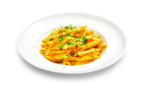 Pasta with sauce Stock Photos