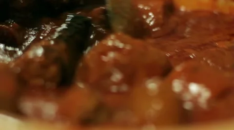 Pasta Sauce Stirring Video stock 11238443