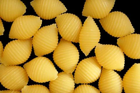 Pasta shells background 写真素材