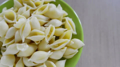 Pasta shells Stock Footage 51396485