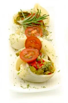 Pasta shells Stock Photos