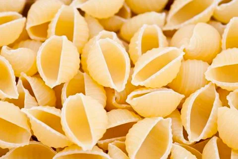 Pasta shells Stock-Fotos