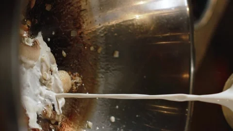 Pasta. Slow motion. 120 fps. Vertical video Stock Footage 172439937