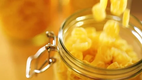 Pasta in slow motion Stock Footage 72249607