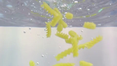 Pasta in slow motion Stock Footage 76040839