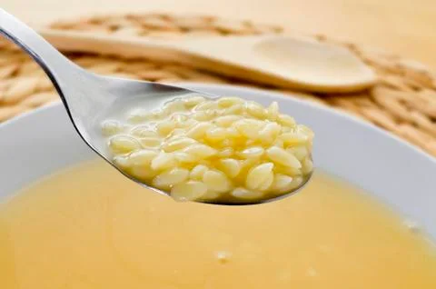 Pasta soup Stock Photos