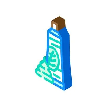 Pasta spinach isometric icon vector illustration Stock Illustration