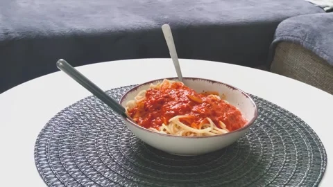 Pasta with tomato sauce Stock-Footage 271665898