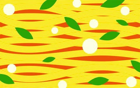 Pasta with tomato sauce Stock Illustration