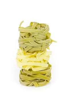 Pasta tower isolated Foto stock