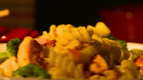 Pasta turn fast 1 Stock Footage 35178007