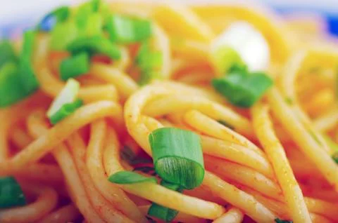 Pasta with vegetables Stock-Fotos