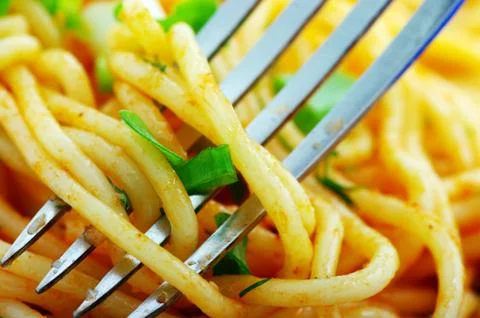Pasta with vegetables Foto stock