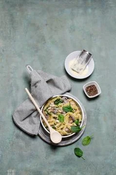 Pasta with vegetables Stock Photos