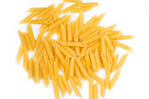 Pasta on a white background Stock Photos