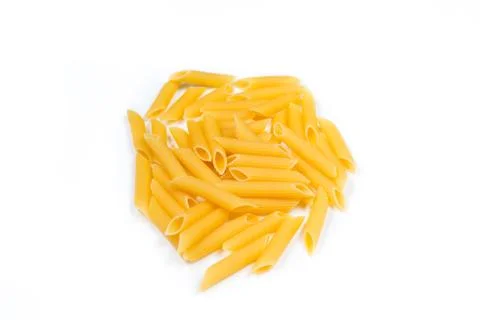 Pasta on a white background Stock Photos