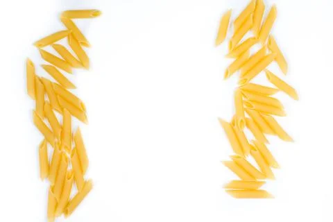 Pasta on a white background Stock Photos