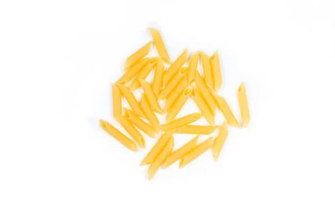 Pasta on a white background Stock Photos