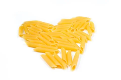 Pasta on a white background Stock Photos