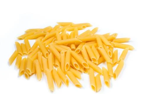 Pasta on a white background Stock Photos