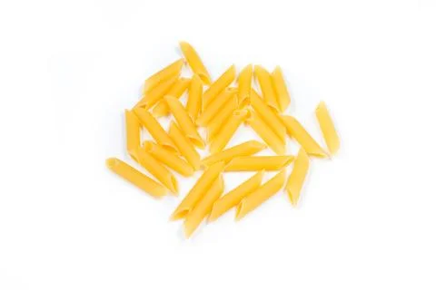 Pasta on a white background Stock Photos