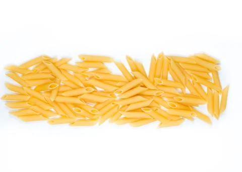 Pasta on a white background Foto stock