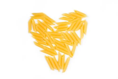 Pasta on a white background Stock Photos