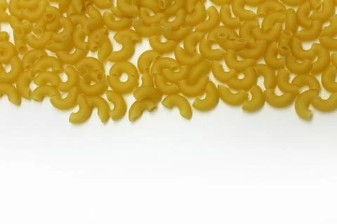 Pasta on a white background. Stock Photos