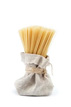 Pasta on white background. Stock Photos