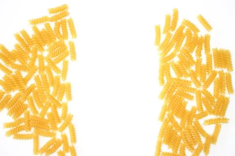 Pasta on white background Stock Photos