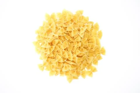 Pasta on white background Stock Photos