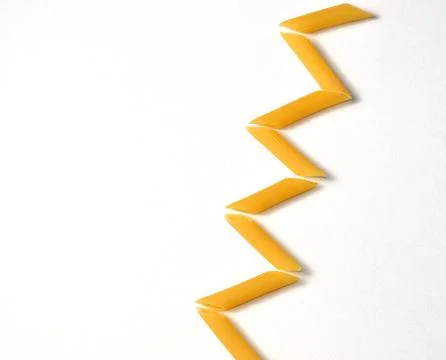 Pasta on a white background Stock Photos