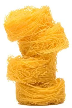 Pasta on a white background Stock Photos