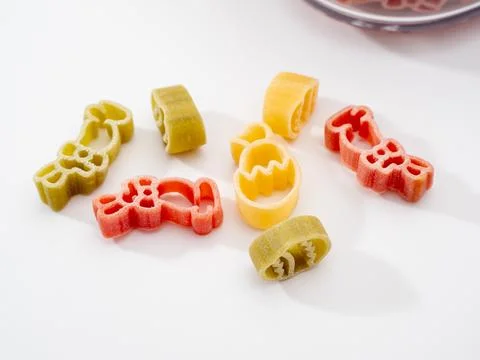 Pasta on a white background. 스톡 사진