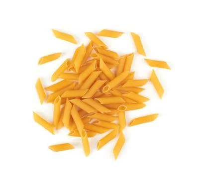 Pasta on white Stock Photos