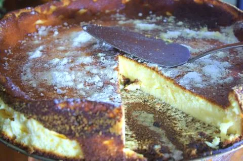 Paste cheese-cake 스톡 사진