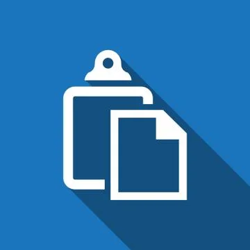 Paste icon stock vector illustration flat design Stock Illustration