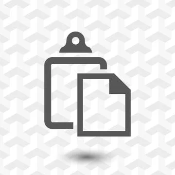 Paste icon stock vector illustration flat design Stock Illustration