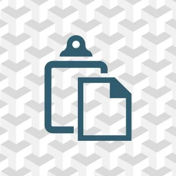 Paste icon stock vector illustration flat design Stock Illustration