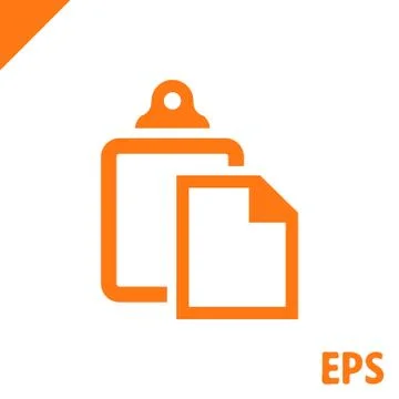 Paste icon stock vector illustration flat design Stock Illustration