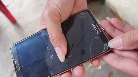 Paste the phone screen Stock Footage 73061219