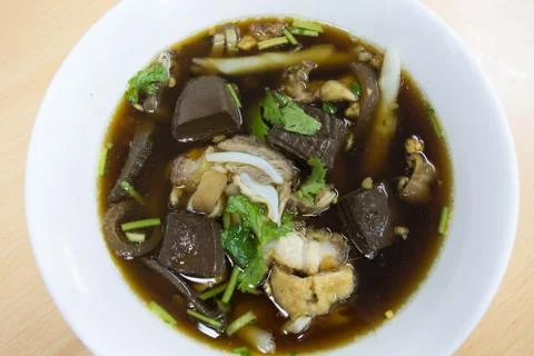 Paste of rice flour (noodle) 库存照片