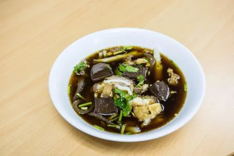 Paste of rice flour (noodle) 库存照片