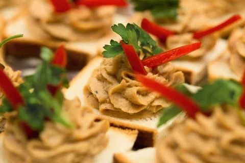 Paste sandwich snack Stock Photos