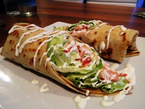 Paste with sauce and vegetables Fotos Stock
